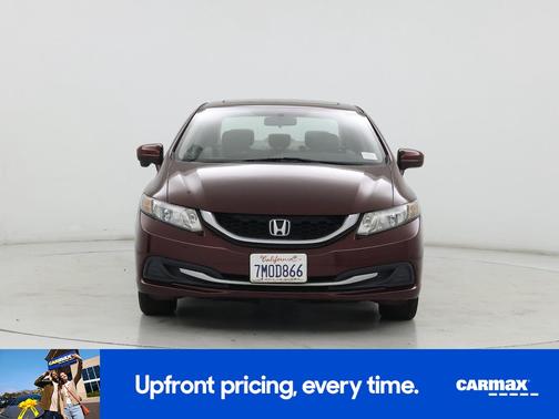 Burgundy 2015 Honda Civic EX