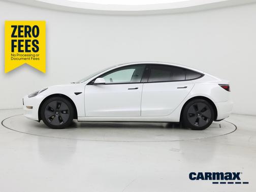 White 2021 Tesla Model 3 Standard Range Plus