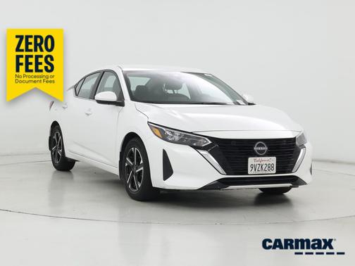 White 2025 Nissan Sentra SV