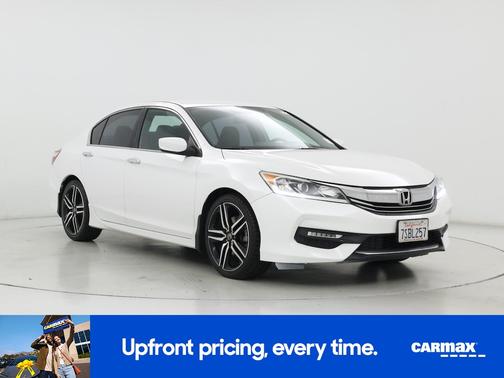 White 2016 Honda Accord Sport