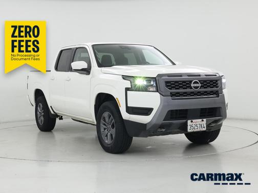 White 2026 Nissan Frontier SV