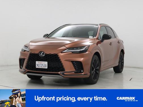 Orange 2023 Lexus RX 500h F-Sport Performance