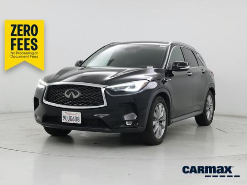 Black 2021 INFINITI QX50 Luxe