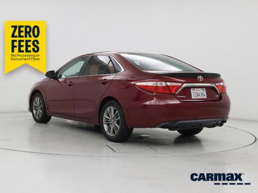 Red 2017 Toyota Camry SE