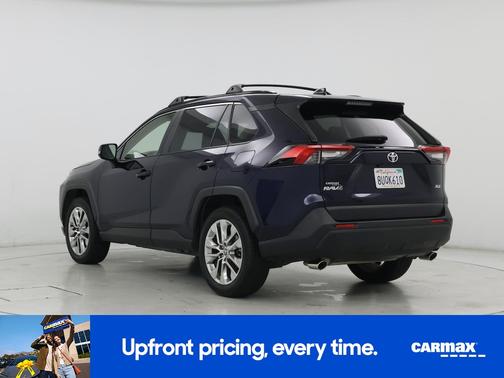 Blue 2021 Toyota RAV4 XLE Premium