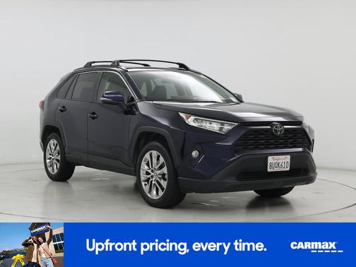 Blue 2021 Toyota RAV4 XLE Premium