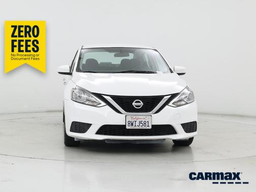 White 2017 Nissan Sentra SV