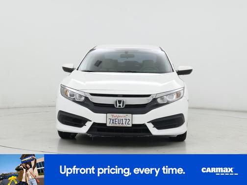 White 2017 Honda Civic LX