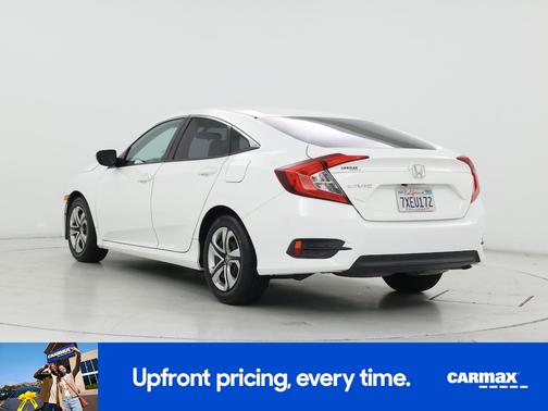 White 2017 Honda Civic LX