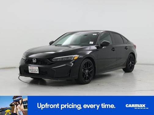 Black 2025 Honda Civic Sport