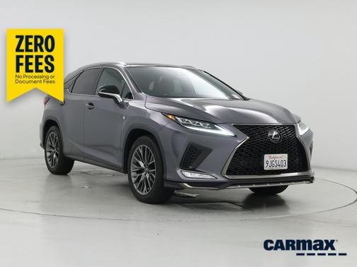 Gray 2020 Lexus RX 350 Performance