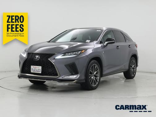 Gray 2020 Lexus RX 350 Performance