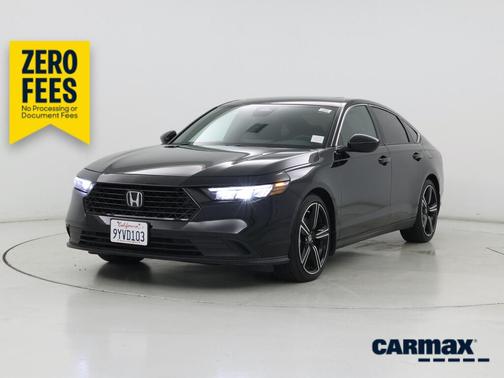 Black 2024 Honda Accord Hybrid Sport