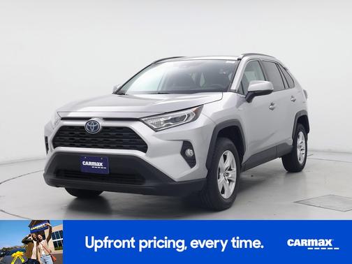 Silver 2021 Toyota RAV4 Hybrid XLE