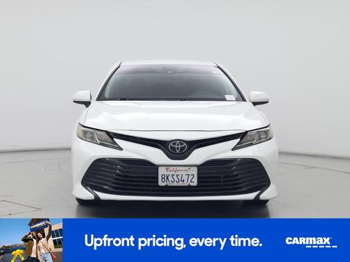 White 2019 Toyota Camry LE