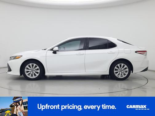 White 2019 Toyota Camry LE