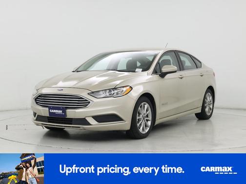Tan 2017 Ford Fusion Hybrid SE