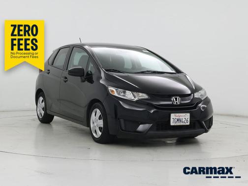 Black 2015 Honda Fit LX