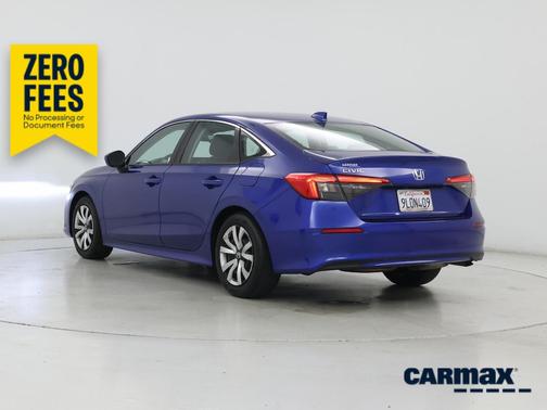 Blue 2024 Honda Civic LX