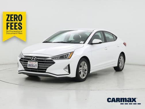 White 2020 Hyundai ELANTRA SEL