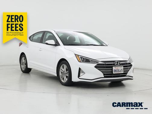White 2020 Hyundai ELANTRA SEL