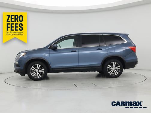 Blue 2017 Honda Pilot EX
