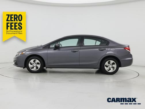 Gray 2015 Honda Civic LX