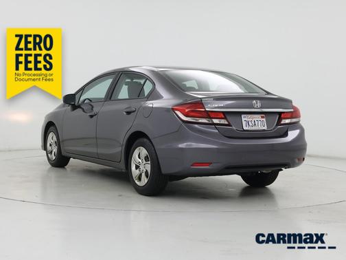 Gray 2015 Honda Civic LX