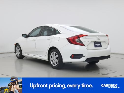 White 2018 Honda Civic LX