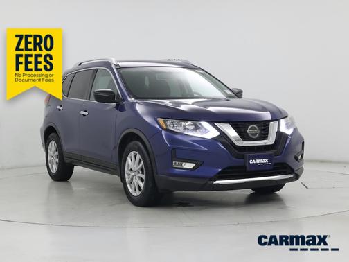 Blue 2018 Nissan Rogue SV