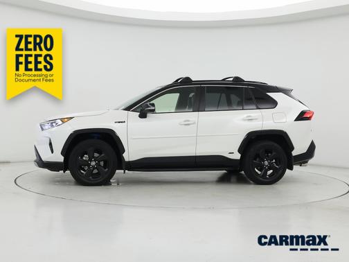 White 2020 Toyota RAV4 Hybrid XSE