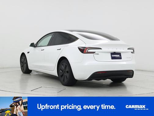 White 2025 Tesla Model 3 Long Range
