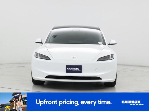 White 2025 Tesla Model 3 Long Range