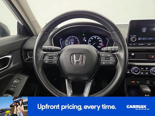 White 2022 Honda Civic EX-L