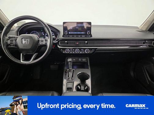 White 2022 Honda Civic EX-L