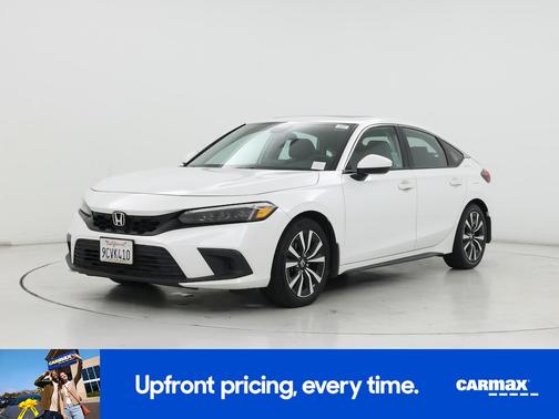 White 2022 Honda Civic EX-L