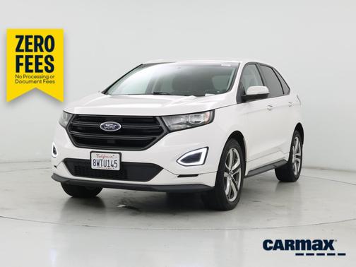 White 2017 Ford Edge Sport