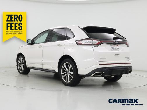 White 2017 Ford Edge Sport