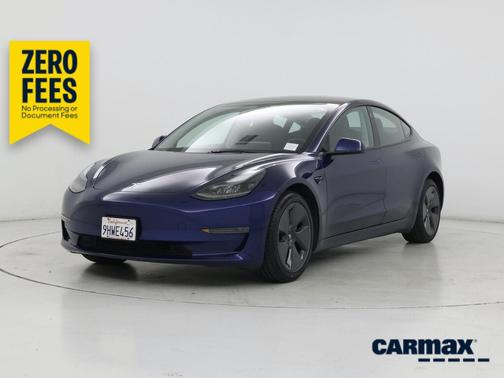 Blue 2023 Tesla Model 3