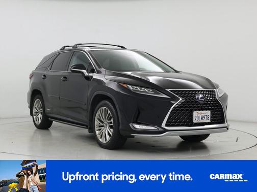 Black 2020 Lexus RX 450h L Luxury