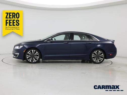 Blue 2017 Lincoln MKZ Hybrid Reserve