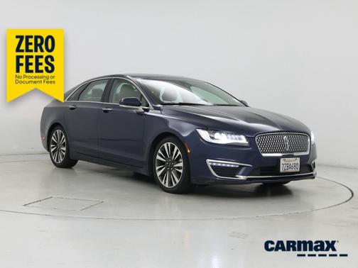 Blue 2017 Lincoln MKZ Hybrid Reserve