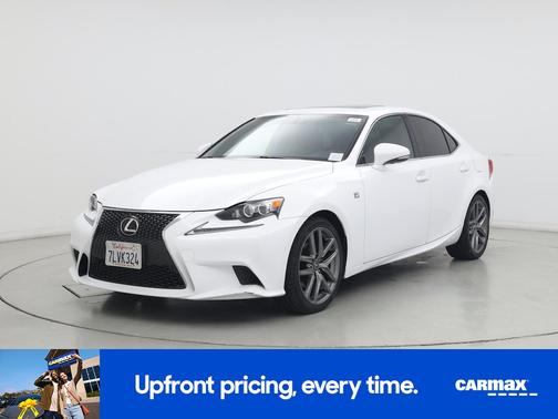 White 2015 Lexus IS 250