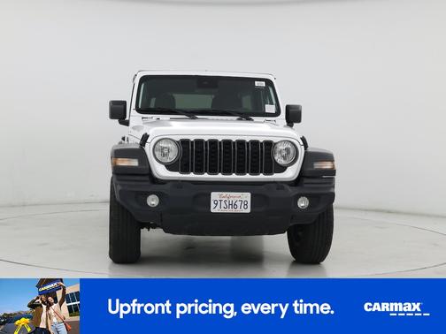 White 2025 Jeep Wrangler Sport S