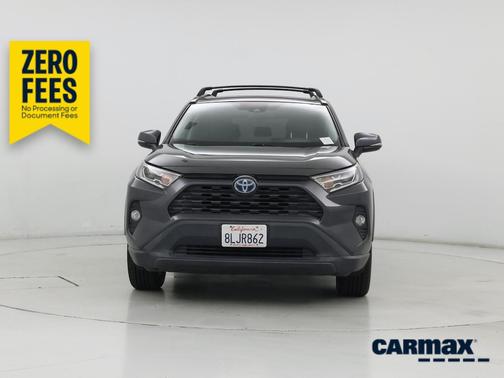 Gray 2019 Toyota RAV4 Hybrid XLE