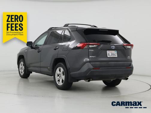 Gray 2019 Toyota RAV4 Hybrid XLE