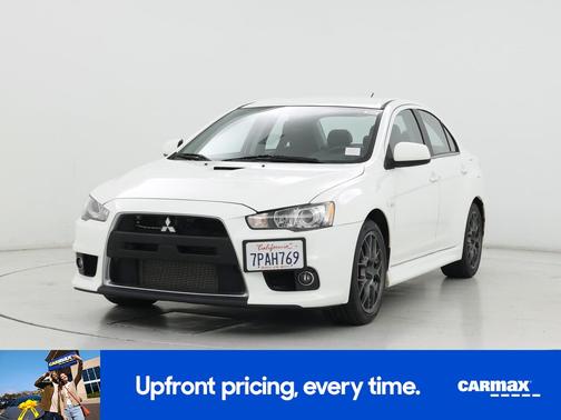 White 2014 Mitsubishi Lancer Evolution MR