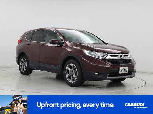 Burgundy 2017 Honda CR-V EX-L