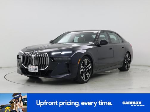 Blue 2023 BMW 740 I