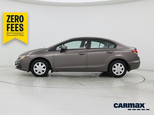 Gray 2014 Honda Civic LX